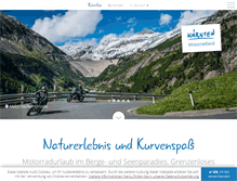 Tablet Screenshot of motorrad.kaernten.at