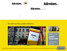 Tablet Screenshot of kaernten.tv