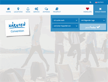 Tablet Screenshot of convention.kaernten.at